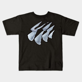 Ink Brush Stroke - Wedge Form Pattern Kids T-Shirt